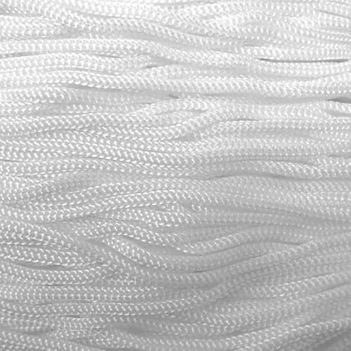 CORDINO SWAN BLACK 500 GRAMMI, ASSORTIMENTO ACCESSORI PER BORSE HANDMADE (BIANCO)