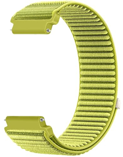 Sundara 22 mm Nylon Uhren Armband für Galaxy Watch 3 45 mm/Galaxy Watch 46 mm/Gear S3 Frontier/S3 Classic, Garmin Venu 2/Venu 3/Garmin Vivoactive 4, Schnellwechselarmband, Unisex