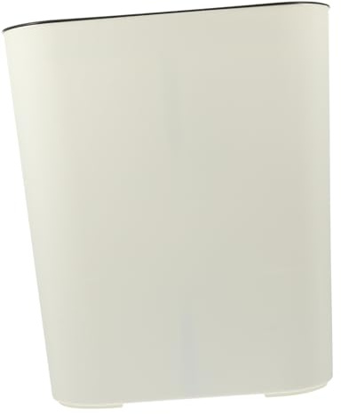 INOOMP Cubo 1 Compartimento de Doble Tapa Basura Beige de Pp Pieza | Separación Húmedo-seco, Gran Capacidad, Uso en Cocina y Otros Espacios