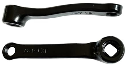 MonoSora Set di pedivelle per bicicletta, 155 mm, nero, in metallo ad alta resistenza, per bici dinamiche di ricambio per bici sportiva