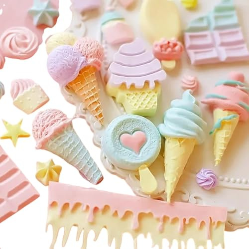 3D Macaron Ice Cream Baking Silicone Mold Chocolate Fondant Cake Mould Dry Pace Cake Decorating Tools Baking PDNLTN00265