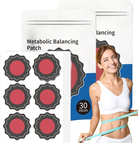 60 Piezas Parches Corporales Naturales, Parche de Hierbas Naturales | Parche para el Equilibrio Metabólico, Invisible y Suave en la Piel, Calmante Suave para Todos los Tipos de Cuerpo