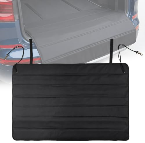 Protection de Coffre 96 x 64 cm, Tapis de Coffre Pliable pour Chiens, Renforcé, Résistant à l'usure et Imperméable, Protection Coffre pour Voiture, Camion, SUV