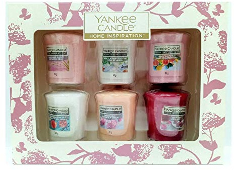 Yankee Candle Home Inspiration Votive Candles Christmas Scents Gift Set - 6 Pack