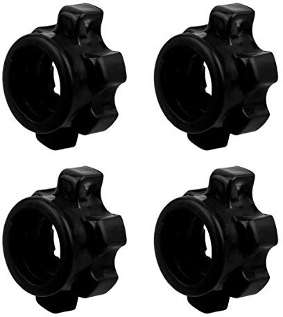 BESPORTBLE 4pcs Professional Dumbbell Bar Nut Fixation Screws for Barbell Fixing Nut for Weight Lifting Accessories for Home Gym Setup