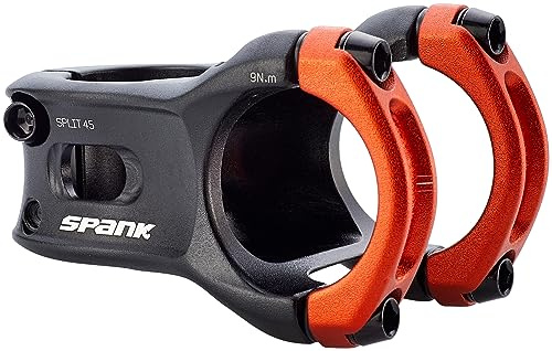 Spank Vorbau Split 35, 50 mm, orange, Fahrrad, Erwachsene, Unisex