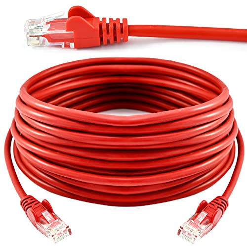 5M Long Ethernet Cable CAT5e RJ45 Network/Lan/Internet Red Lead Wire