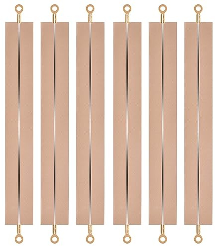 CEYAZYE 6 Pack 12 Inch Impulse Sealer Replacement Parts, Heat Seal Strips Replacement Element Grip, Heating Element Service Compatible with F-300, FS-300, PFS-300, Suitable For Most Hand Sealers