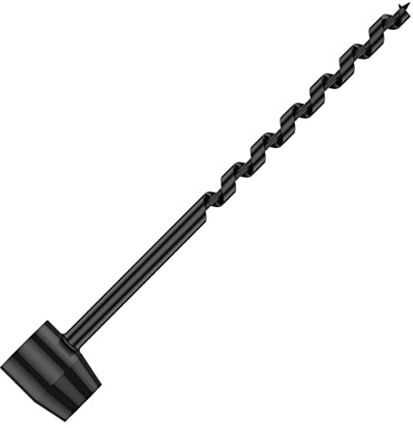 Handbohrer,Handbohrmaschine für Holzbearbeitung,Manueller Schraubenschlüssel,Erdlochbohrer,Spiralbohrer für Outdoor-Camping, Wandern, Dschungelabenteuer (10 * 230)