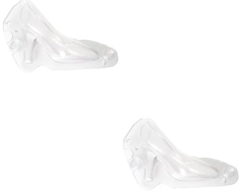 MAGICLULU 2pcs High-Heeled Shoes Mold Chocolate Moulds Deep Cake Decorating Baking Boys and Girls Intelligence