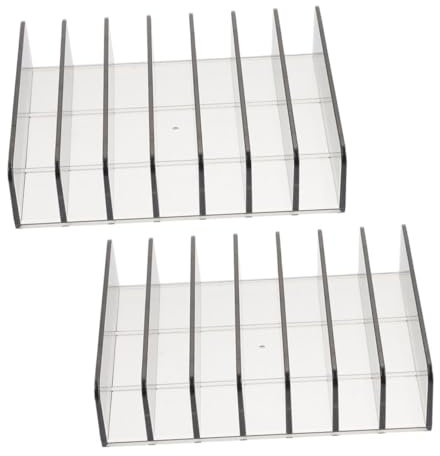 Mikinona Augen-make-up Organizer Aus Transparenter Lidschatten Und Kosmetikständer Mit Mehreren Fächern Zur Praktischen Aufbewahrung Für Schminktische Und Kosmetikliebhaber