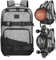 WOLT Skateboard Backpack, 15.6 Inch Laptop Backpack for Men Women, Sports Backpack with Ball Holder, Grey, One Size, Skateboard Backpack