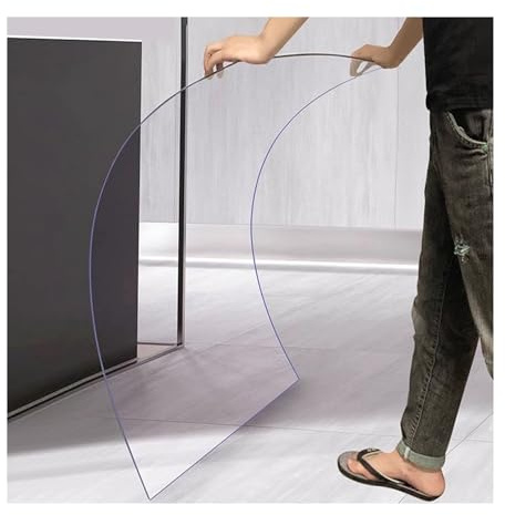 Personnaliser Feuille De Plastique Acrylique Transparente, Feuille De Plastique En Polycarbonate, Panneau D'endurance PC Pour Extérieur Serre Auvent Abri D'auto, Plaque De Lumière Du Soleil(3mm)