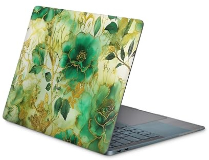 Skins4u Laptop Aufkleber, Notebook Skin Schutzfolie, Seidenmatt, Kratzfest, Blasenfrei, Selbstklenend Vinylfolie Rückstandslos Entfernbar 10 bis 17 Zoll Laptops (Blütenzauber, 30x20cm)
