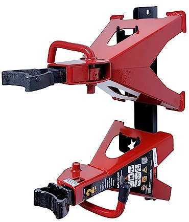 RIMLUFE 2PCS Jack Stand Rack Wall Mount Organizer, Car Floor Jack Stands Holder Wall Storage Rack Mount Brackets Fits 2 & 3 & 4 Ton Jack Stands Tower Trailer Accessories Tool