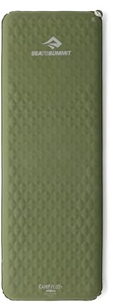 Sea to Summit Camp Plus Self-Inflating Foam Sleeping Mat for Camping - Rectangular - Regular (72 x 25.2 x 2.6 inches)