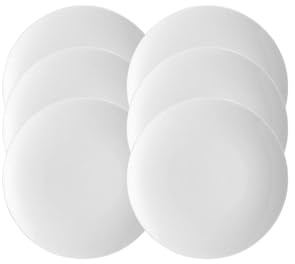 Thomas Loft - 6 x Brotteller 18 cm, Weiß