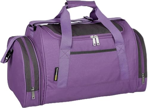 Mens & Womens Sports & Gym Travel Holdall Bag in Purple | Versatile gym, sports and travel holdall for men and women, available in black, navy, pink or purple