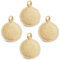 Gommage exfoliant en luffa, brosse éponge démaquillante nettoyante manuelle (lot de 4) tampon éponge en luffa naturel