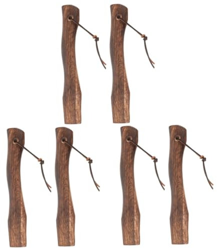 Supvox 6 Stück Axtstiel Aus Holz Beilstiel Rutschfester Griff Für Axtstiel Ersatz Axtstiel Holzstiel Für Praktischer Griff Für Holz Holzgriff Axtgriff