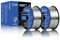 HARUKIKU Hilo Tubular Sin Gas 1.0mm 2x1KG - Pack Doble E71T-GS para Soldadora MIG, Kit Soldadura Semiautomática (2 Unidad)