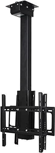 DRFGNF Support TV Universel Multifonction motorisé, Support TV réglable en Hauteur, Double élévateur motorisé pour téléviseur avec télécommande, pour téléviseurs Grand écran 32 à 65 Pouces, Course