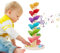 Music Tree Wooden Marble Run, Wooden Musical Tree, Colorful Rolling Ball Tower, Ball Drop Toy - Wooden Colorful Musical Tree Ball Drop Toy Roll Ramp Toy Musical