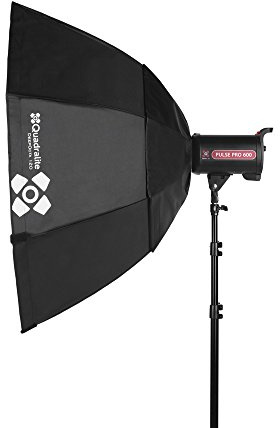 Quadralite DeepOcta softbox octogonale 120 cm || Boîte à lumière Photo 120 cm avec Monture Bowens et Sac de Transport et Double diffuseur