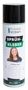 Planenscout Sprühkleber mit Dosierventil Schaumstoffkleber Kontaktkleber für Polsterarbeiten und Akustikschaum 500ml