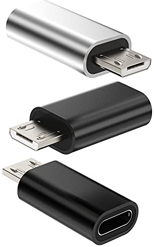 Adaptador Lightning hembra a micro USB macho (3 unidades) compatible con Galaxy S7, S6, Edge, Nexus 5, Android, convertidor de carga para iPhone 7, 8 Plus, X 12Pro, para iPad, cable de carga, puerto