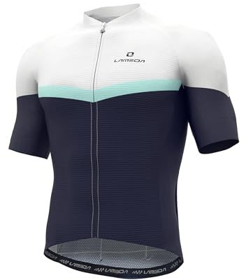 LAMEDA Kurzarm-Radtrikot Herren Atmungsaktiv Schnell Trocknend Hautfreundlich Ideal für Radsport, Fitness & Outdoor