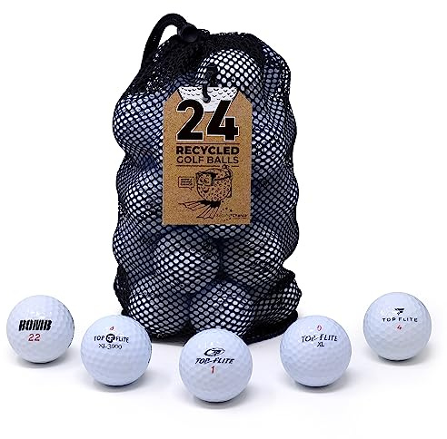 Second Chance Top Flite 24, Mix Grade A Lakeballs Golf, Pelotas de Golf, Pelotas de Golf lakeballs