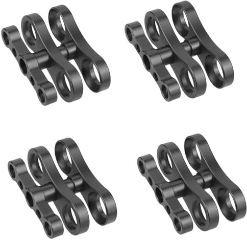 Ronlok 4X Stativ Butterfly Clip Clamp 1 Kugelgelenkarm 1/4 3/8 Halterung für Kameras Unterwasser Tauchlampen Taschenlampe