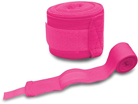 Boxbandage, Boxhandbandagen Training Boxhandbandagen Boxen Kampfsport Innenhandschuhe Faustbandage Schutz Handgelenkstütze 3,5 Meter(Color:Pink)