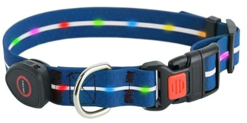 Doggy Village MT7113 blått 60 cm LED-hundhalsband