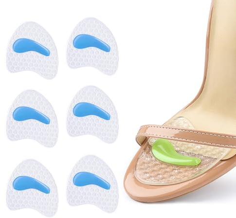 Coussinet Métatarsien pour les Femmes Anti Glissement vers l’avant Dans les Talons à Orteil Ouvert Coussins de la Plante du pied Soulager la Douleur du pied Coussinets de Chaussure