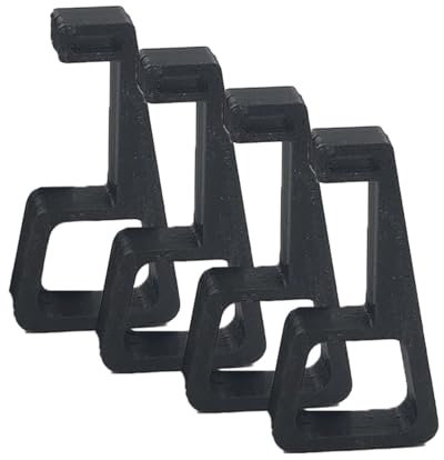 ELICTECH Supporto per PS4 sottile, 4 pezzi, gambe di raffreddamento per macchina da gioco, piedini antiscivolo, console di gioco per console di gioco PS4 Slim (PS4 Slim)
