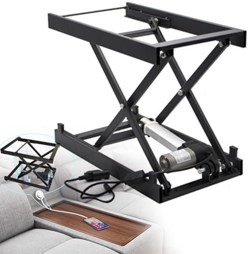 Couchtisch-Hebeständer, Elektrischer Couchtisch-Hebeständer, Esstisch-Scherenhebehalterung, Multifunktionale Hebeplattform, Elektrischer Couchtisch-Hebeständer, Für Familien-Esstische,Wireless