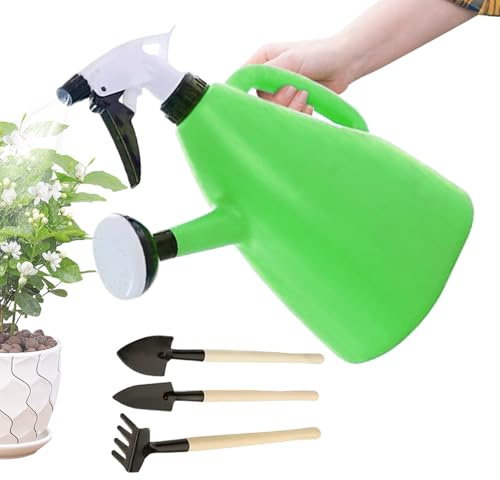 Riego de flores, pulverizador de agua – 1 l Sprinkle G botella de agua | Suministros de jardín, herramienta de aspersión ajustable para jardín, jardín, césped, terraza