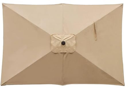 Générique Remplacement Toile Parasol - Toile De Remplacement pour Parasol De Terrasse 2X | Protection UV Accessoires Jardin Robuste pour Piscine Terrasse Et Marché