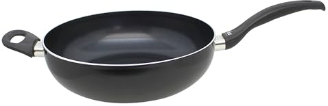 ELO Basic Wokpfanne Ducto 28 cm, Aluminium - Induktion, antihaft | Gegengriff, kratzfeste ELODUR® Select Antihaftversiegelung, spülmaschinengeeignet