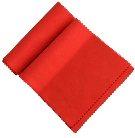 Toddmomy Notenaufkleber für Keyboard 61 Tasten aus Baumwolle Kratzfester Schlüsselschutz und Tastaturschutz Rote Keyboard Abdeckung mit Wasserabsorbierender Funktion für Kinder