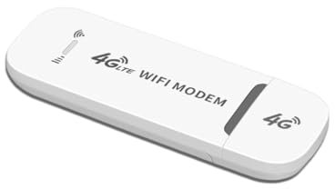 mophrati Laptop WiFi Portable 4G LTE Network Adapter Modem Stick with Card Slot Home Office Hotel Router 150Mbps