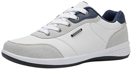 2026 Zapatos de hombre, zapatos de cuero casuales de moda, zapatos de cordones al aire libre, zapatillas de moda zapatillas de deporte para hombre