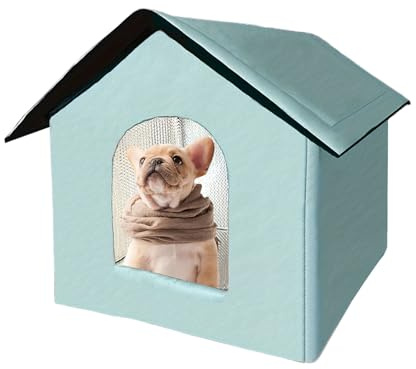 Casetta per gatti | Letto condominiale tenda grotta, Oxford Cat House – per dormire, giocare in inverno, patio, balcone per animali domestici