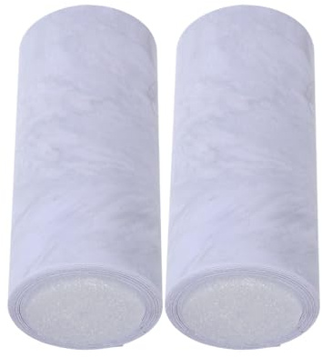 HOMSFOU Battiscopa Autoadesivo in Marmo Effetto Realistico 10 Cm X 240 Cm, Modanatura Decorativa Rimovibile per Cucina, Soggiorno e Ingresso, Resistente All’usura e Facile da