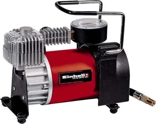 Einhell Compresor de automoción CC-AC 35/10 12V (presión de trabajo de 10 bar, manguera de 1,5 m)