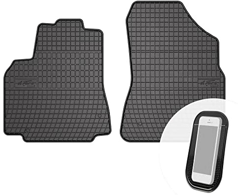moto-MOLTICO Gummimatten Auto, 2-teiliges Set, Allwetter Gummi Fußmatten, Antirutsch & Wasserfest Autoteppiche - passend für Peugeot Partner 2 Citroen Berlingo 2 2008-2018