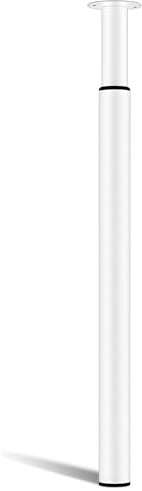 1 Stück Weiß Verstellbares Tischbein 710-1100mm, Arbeitsplattenstütze | Robuster Metall-Stahlrahmen für Frühstücksbar, Küche, Schreibtisch & Büro