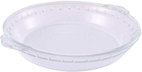 Glass Cake Pan Cake Pan Pan Pan Cake Pan Microwave Oven Plate with Handle for Apple Pie and Cheesecakes
